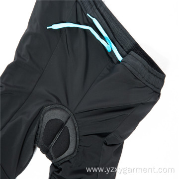 CC03-Black men's cycling pant with cushion